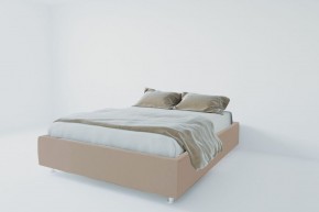 Кровать Подиум с ПМ 1200 (велюр серый) в Нытве - nytva.ok-mebel.com | фото 1