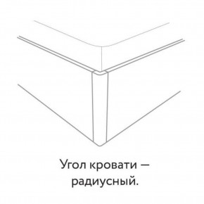 Кровать "Милана" с мягкой спинкой БЕЗ основания 1400х2000 в Нытве - nytva.ok-mebel.com | фото 3