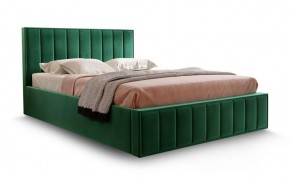 Кровать "Вена" 1400 СТАНДАРТ Вариант 1 Мора зеленый + ортопедическое основание на 5 опорах в Нытве - nytva.ok-mebel.com | фото