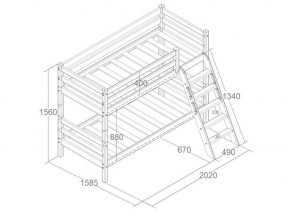 Кровать Сонечка 2-х ярусная (модульная) в Нытве - nytva.ok-mebel.com | фото 6