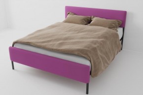 Кровать Стандарт Мини с ортопедическим основанием 800 (велюр розовый) в Нытве - nytva.ok-mebel.com | фото