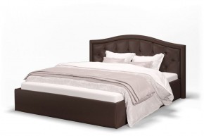 Кровать Стелла 1200 + Основание (Лесмо brown) коричневый в Нытве - nytva.ok-mebel.com | фото