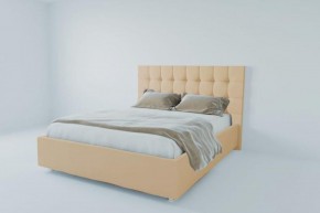Кровать Венеция без основания 2000 (экокожа бежевая) в Нытве - nytva.ok-mebel.com | фото