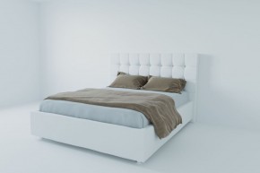 Кровать Венеция с ПМ 1200 (экокожа белая) в Нытве - nytva.ok-mebel.com | фото 2