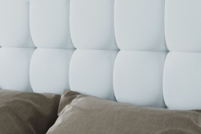 Кровать Венеция с ПМ 2000 (экокожа белая) в Нытве - nytva.ok-mebel.com | фото 3