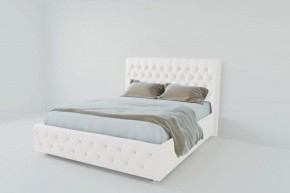 Кровать Версаль 1200 без основания (экокожа белый) в Нытве - nytva.ok-mebel.com | фото