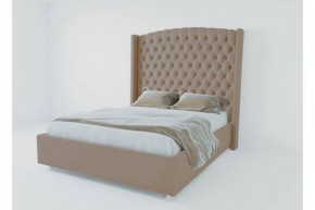 Кровать Версаль ЛЮКС с ПМ 1200 (велюр темно-серый) в Нытве - nytva.ok-mebel.com | фото