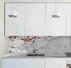 Кухонный фартук со столешницей (А-01) в едином стиле (3050 мм) в Нытве - nytva.ok-mebel.com | фото