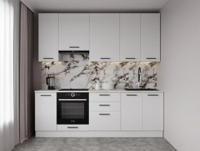 Кухонный гарнитур Белый Глянец 2400 h950 (Стол. 38мм) в Нытве - nytva.ok-mebel.com | фото
