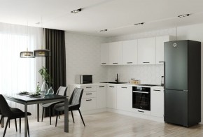 Кухонный гарнитур Белый Глянец 2600*1600 (Стол. 26мм) в Нытве - nytva.ok-mebel.com | фото
