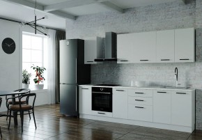 Кухонный гарнитур Белый Глянец 2800 (Стол. 38мм) в Нытве - nytva.ok-mebel.com | фото