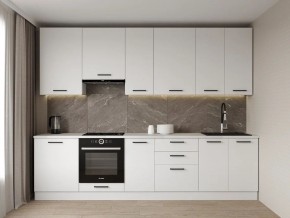 Кухонный гарнитур Белый Глянец 3000 h950 (Стол. 26мм) в Нытве - nytva.ok-mebel.com | фото