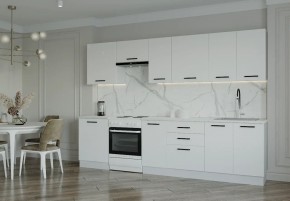 Кухонный гарнитур Белый Глянец 3000 (Стол. 26мм) в Нытве - nytva.ok-mebel.com | фото