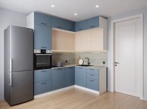Кухонный гарнитур Фьюжн 2200*1700 (Стол. 26мм) в Нытве - nytva.ok-mebel.com | фото