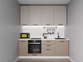 Кухонный гарнитур Каппучино 2200 h950 (Стол. 26мм) в Нытве - nytva.ok-mebel.com | фото