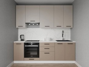 Кухонный гарнитур Каппучино 2400 h950 (Стол. 38мм) в Нытве - nytva.ok-mebel.com | фото
