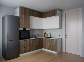 Кухонный гарнитур Старое Дерево 2200*1700 (Стол. 38мм) в Нытве - nytva.ok-mebel.com | фото