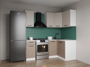 Кухонный гарнитур угловой Каппучино 2000*1200 (Стол. 26мм) в Нытве - nytva.ok-mebel.com | фото