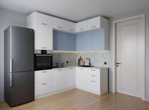 Кухонный гарнитур угловой Капри 2200*1700 (Стол. 38мм) в Нытве - nytva.ok-mebel.com | фото