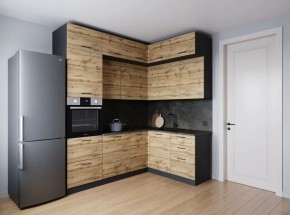 Кухонный гарнитур угловой Крафт 2200*1700 (Стол. 26мм) в Нытве - nytva.ok-mebel.com | фото