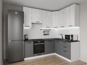 Кухонный гарнитур угловой Санторини 2200*1600 h950 (Стол. 26мм) в Нытве - nytva.ok-mebel.com | фото