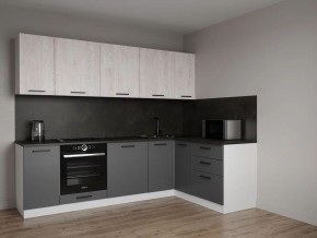 Кухонный гарнитур угловой Санторини 2600*1600 (Стол. 38мм) в Нытве - nytva.ok-mebel.com | фото