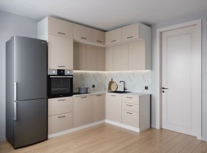 Кухонный гарнитур угловой Шампань 2200*1700 (Стол. 38мм) в Нытве - nytva.ok-mebel.com | фото