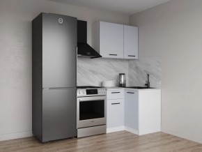 Кухонный гарнитур угловой Смоки 1000*1000 (Стол. 38 мм) в Нытве - nytva.ok-mebel.com | фото