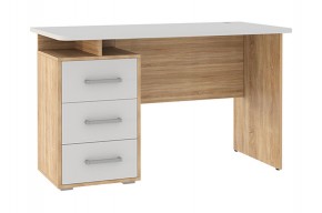 ЛАЙТ 2 Стол компьютерный (1200)  дуб сонома/белый в Нытве - nytva.ok-mebel.com | фото