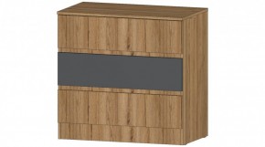 ЛЕНОРА Комод 3 ящика (графит) в Нытве - nytva.ok-mebel.com | фото