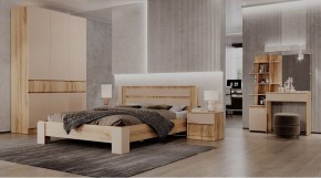 ЛЕНОРА Спальный гарнитур (модульный) кашемир в Нытве - nytva.ok-mebel.com | фото