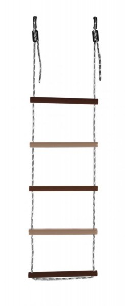 Лестница веревочная 5 перекладин цв.коричневый, бежевый D=25  в Нытве - nytva.ok-mebel.com | фото