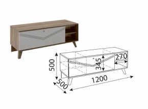 Лимба (гостиная) М06 ТВ-тумба малая в Нытве - nytva.ok-mebel.com | фото