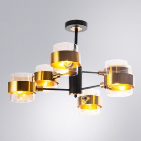 Люстра на штанге Arte Lamp Carlo A8205SP-6BK в Нытве - nytva.ok-mebel.com | фото 2