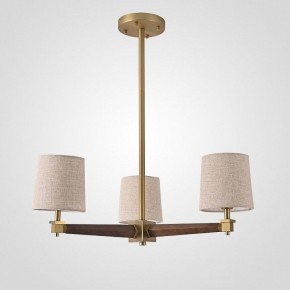 Люстра на штанге Imperiumloft Jorgenson Beige/Dark wood STAVRA01 в Нытве - nytva.ok-mebel.com | фото