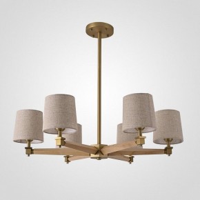 Люстра на штанге Imperiumloft Jorgenson Beige/Light wood STAVRA01 в Нытве - nytva.ok-mebel.com | фото