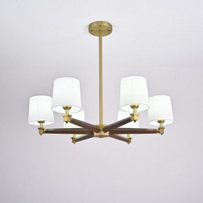 Люстра на штанге Imperiumloft Jorgenson White/Dark wood STAVRA01 в Нытве - nytva.ok-mebel.com | фото 2