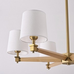 Люстра на штанге Imperiumloft Jorgenson White/Light wood STAVRA01 в Нытве - nytva.ok-mebel.com | фото 11