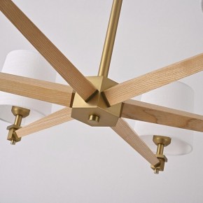 Люстра на штанге Imperiumloft Jorgenson White/Light wood STAVRA01 в Нытве - nytva.ok-mebel.com | фото 13