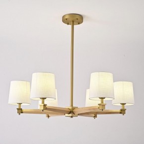 Люстра на штанге Imperiumloft Jorgenson White/Light wood STAVRA01 в Нытве - nytva.ok-mebel.com | фото 2