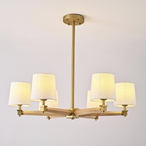 Люстра на штанге Imperiumloft Jorgenson White/Light wood STAVRA01 в Нытве - nytva.ok-mebel.com | фото 3