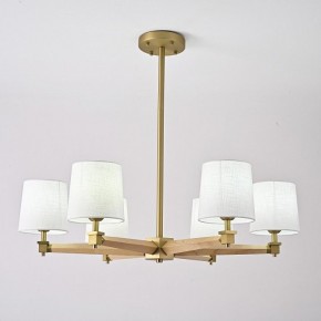 Люстра на штанге Imperiumloft Jorgenson White/Light wood STAVRA01 в Нытве - nytva.ok-mebel.com | фото 4