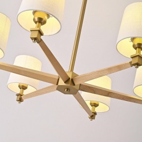 Люстра на штанге Imperiumloft Jorgenson White/Light wood STAVRA01 в Нытве - nytva.ok-mebel.com | фото 7