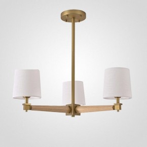Люстра на штанге Imperiumloft Jorgenson White/Light wood STAVRA01 в Нытве - nytva.ok-mebel.com | фото