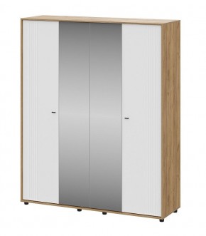 МИЛАН Шкаф четырехстворчатый (Белый Матовый) в Нытве - nytva.ok-mebel.com | фото