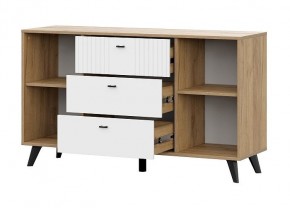 МИЛАН Спальня (Дуб Золотой/Белый матовый) в Нытве - nytva.ok-mebel.com | фото 15