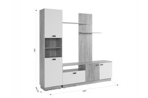 МОДИ К1 Гостиная (белое дерево) в Нытве - nytva.ok-mebel.com | фото 2