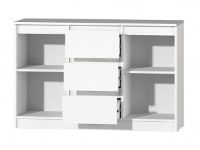 МС "Хилтон" Комод №4 1200 (белый текстурный) в Нытве - nytva.ok-mebel.com | фото 3