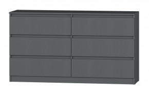 МС "Хилтон" Комод №5 1400 (6 ящ.) графит в Нытве - nytva.ok-mebel.com | фото 2
