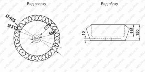 Накладная раковина melana mln-78452 (черная) в Нытве - nytva.ok-mebel.com | фото 2